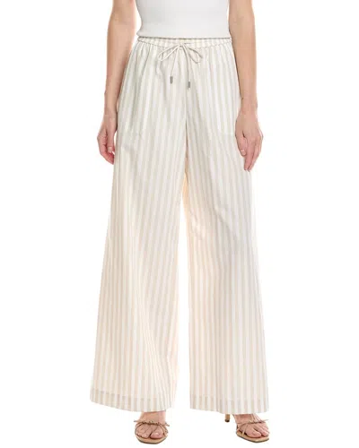 Atm Anthony Thomas Melillo Yarn Die Stripe Pant In Neutral