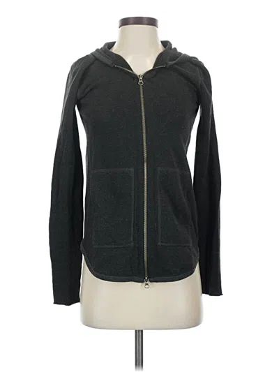 Pre-owned Atm Anthony Thomas Melillo Zip Up Hoodie In Black