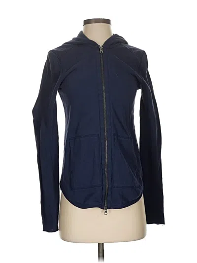 Pre-owned Atm Anthony Thomas Melillo Zip Up Hoodie In Blue