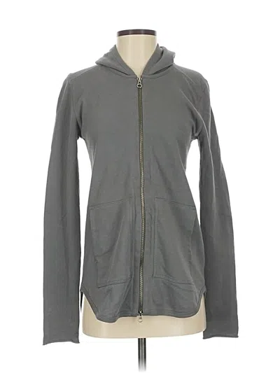 Pre-owned Atm Anthony Thomas Melillo Zip Up Hoodie In Gray