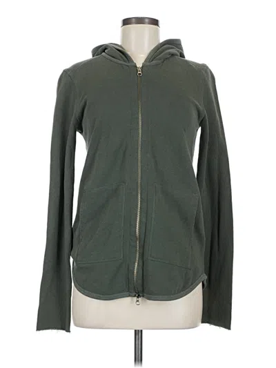Pre-owned Atm Anthony Thomas Melillo Zip Up Hoodie In Green
