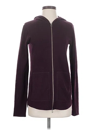 Pre-owned Atm Anthony Thomas Melillo Zip Up Hoodie In Purple