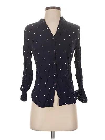 Pre-owned Atmosphere 3/4 Sleeve Blouse In Black