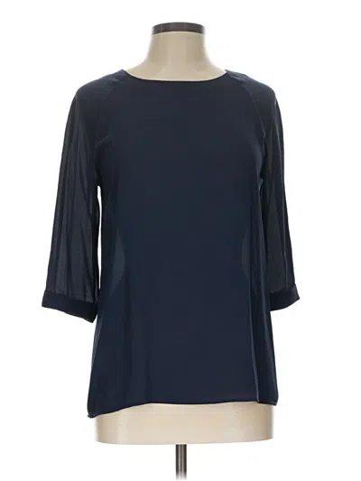 Pre-owned Atmosphere 3/4 Sleeve Blouse In Blue