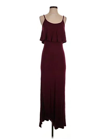 Pre-owned Atmosphere Casual Dress In Burgundy