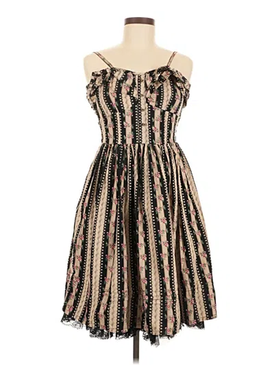Pre-owned Atmosphere Cocktail Dress In Brown