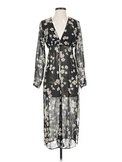 Pre-owned Atmosphere Kimono In Black