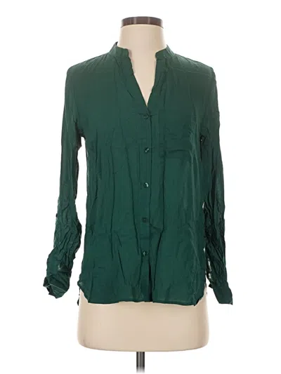 Atmosphere Long Sleeve Blouse In Green