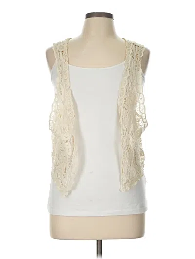 Pre-owned Atmosphere Sleeveless Blouse In Ivory
