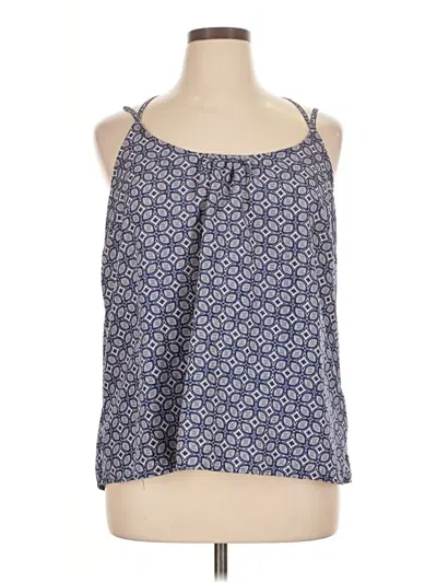 Pre-owned Atmosphere Tank Top Blue Halter Neckline Tops