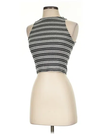 Pre-owned Atmosphere Tank Top Silver Halter Neckline Tops