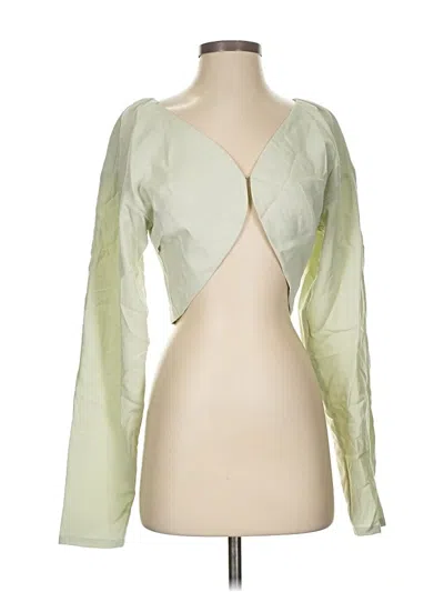 Pre-owned Atoir 3/4 Sleeve Blouse In Green