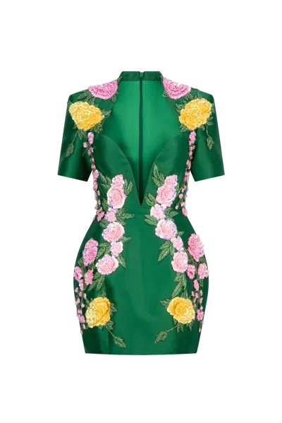 Atoir Bloom Dress | Made To Order In Green