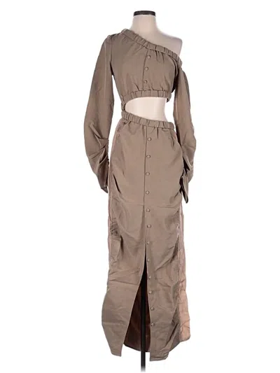 Pre-owned Atoir Casual Dress In Brown