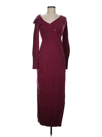 Pre-owned Atoir Casual Dress In Burgundy