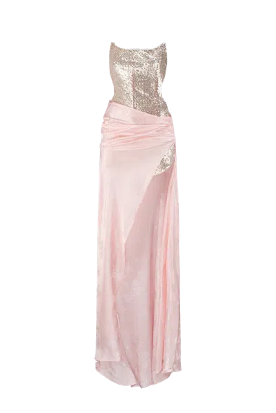 Atoir Clara Gown In Pink/purple