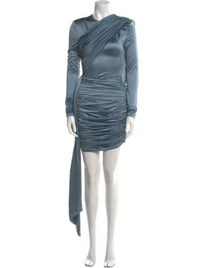 Pre-owned Atoir Cowl Neck Knee-length Dress W/ Tags In Blue