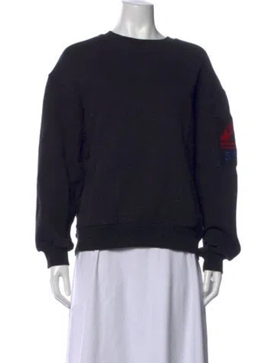 Pre-owned Atoir Crew Neck Long Sleeve Sweatshirt In Black