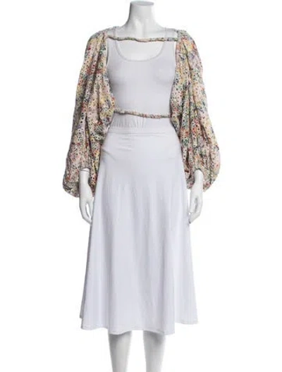 Pre-owned Atoir Floral Print Jacket In Pink