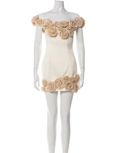 Pre-owned Atoir Floral Print Mini Dress In Green