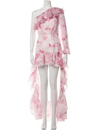 Pre-owned Atoir Floral Print Mini Dress In Pink