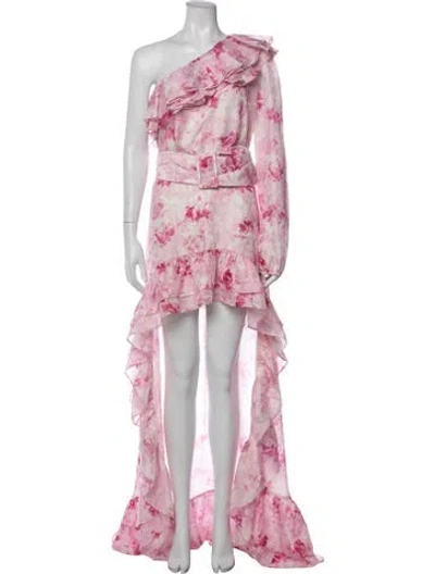 Pre-owned Atoir Floral Print Mini Dress In Pink