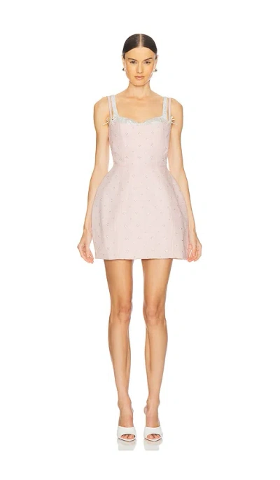 Atoir Honey Mini Dress In Pink/purple