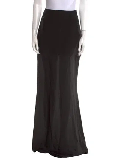 Pre-owned Atoir Long Skirt In Black
