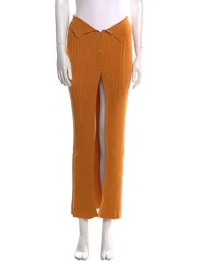 Pre-owned Atoir Long Skirt W/ Tags In Yellow