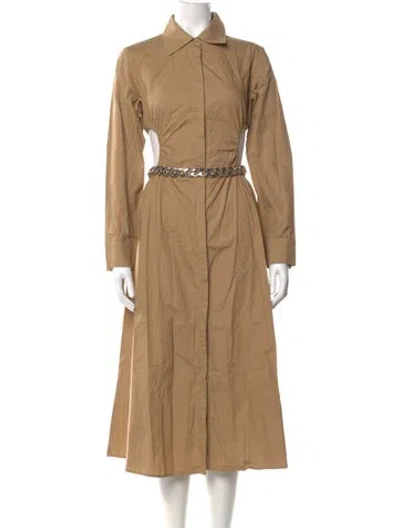 Pre-owned Atoir Midi Length Dress W/ Tags In Neutral
