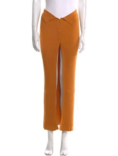 Pre-owned Atoir Midi Length Skirt W/ Tags In Yellow