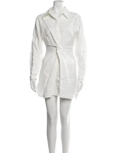 Pre-owned Atoir Mini Dress In Neutrals