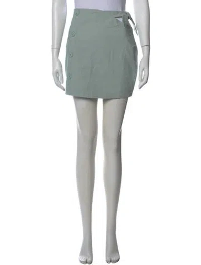 Pre-owned Atoir Mini Skirt In Green