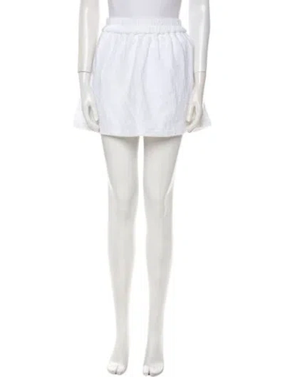 Pre-owned Atoir Mini Skirt In White