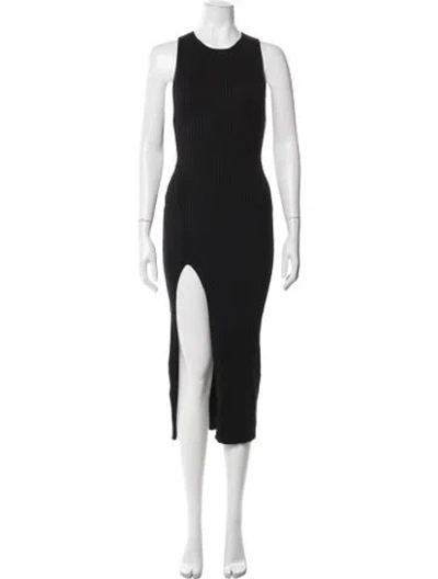 Pre-owned Atoir Nylon Midi Length Dress In Black