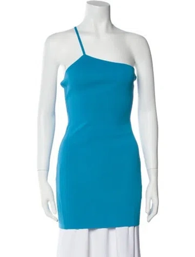 Pre-owned Atoir One-shoulder Sleeveless Tunic W/ Tags In Blue