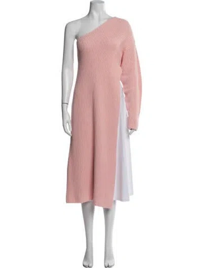 Pre-owned Atoir One-shoulder Sweater In Pink