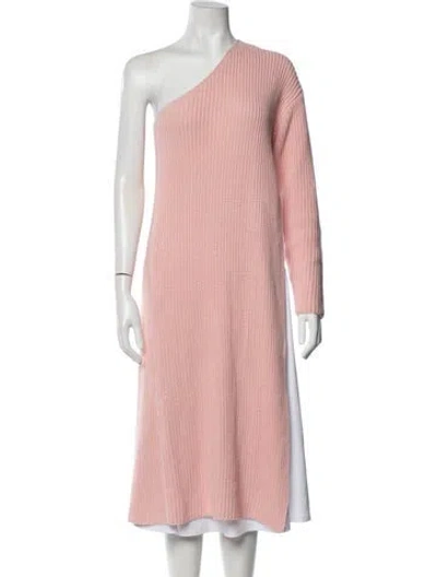 Pre-owned Atoir One-shoulder Sweater In Pink