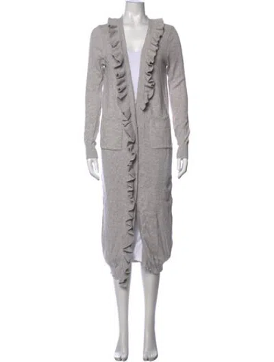 Pre-owned Atoir Open Front Sweater In Grey
