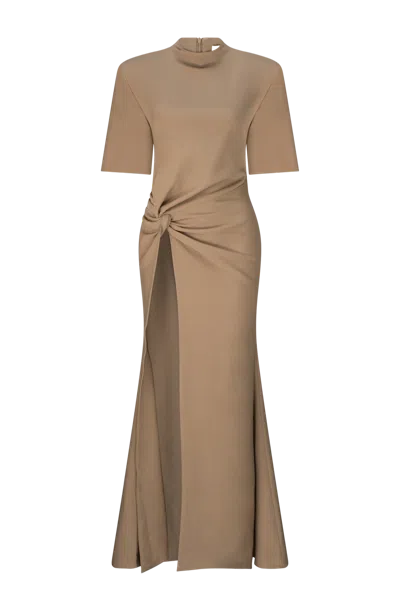 Atoir Raya Maxi Dress In Latte