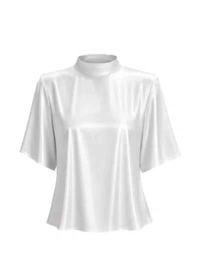 Atoir Scarlett Draped Top In White