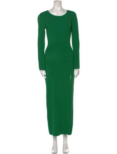 Pre-owned Atoir Scoop Neck Long Dress W/ Tags In Green
