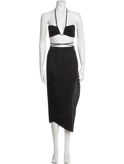Pre-owned Atoir Skirt Set In Black