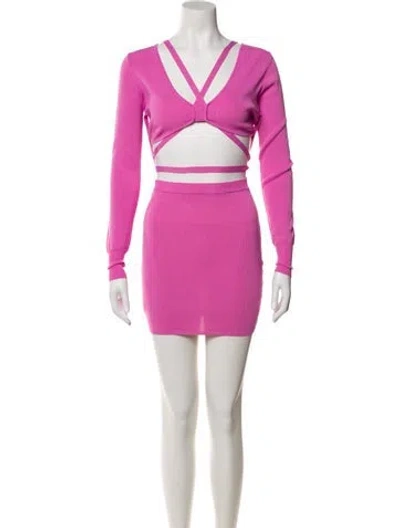 Pre-owned Atoir Skirt Set In Pink