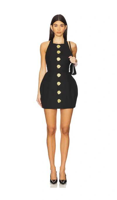 Atoir Tiffany Dress In Black & Gold