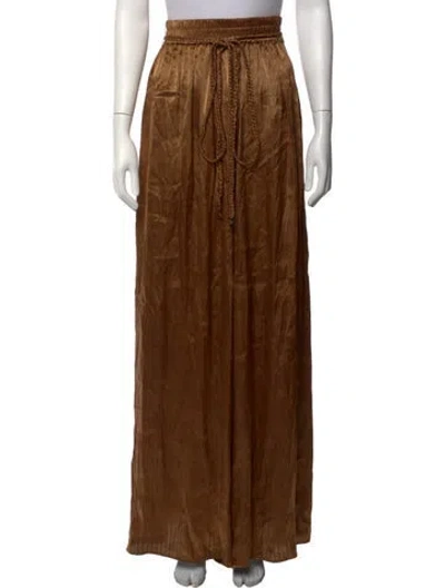 Pre-owned Atoir Wide Leg Pants In Brown