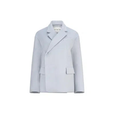 Atoir Women's Grey Romee Blazer - Chalk