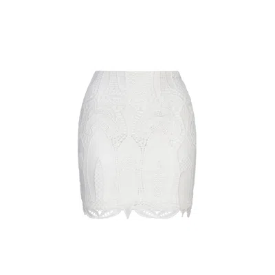 ATOIR WOMEN'S ROSA MINI SKIRT - WHITE