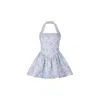 Atoir Winnie Halter Dress In Blue