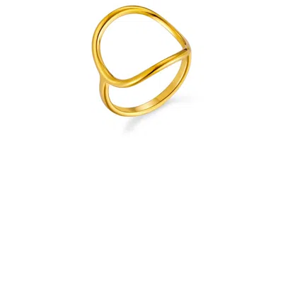 Atolea Bahia Oval Ring In Gold